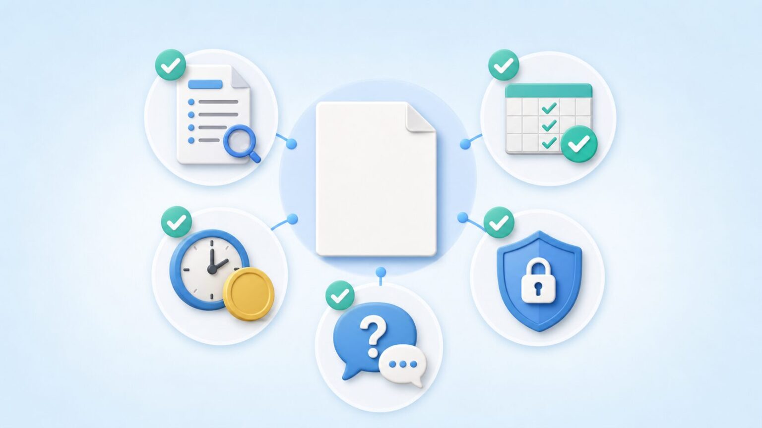 提案文を書く前に確認する5項目の図解